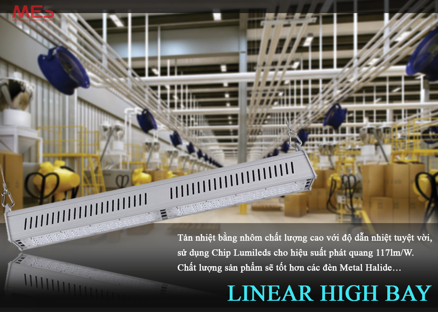 Đèn Led nhà xưởng Highbay Linear